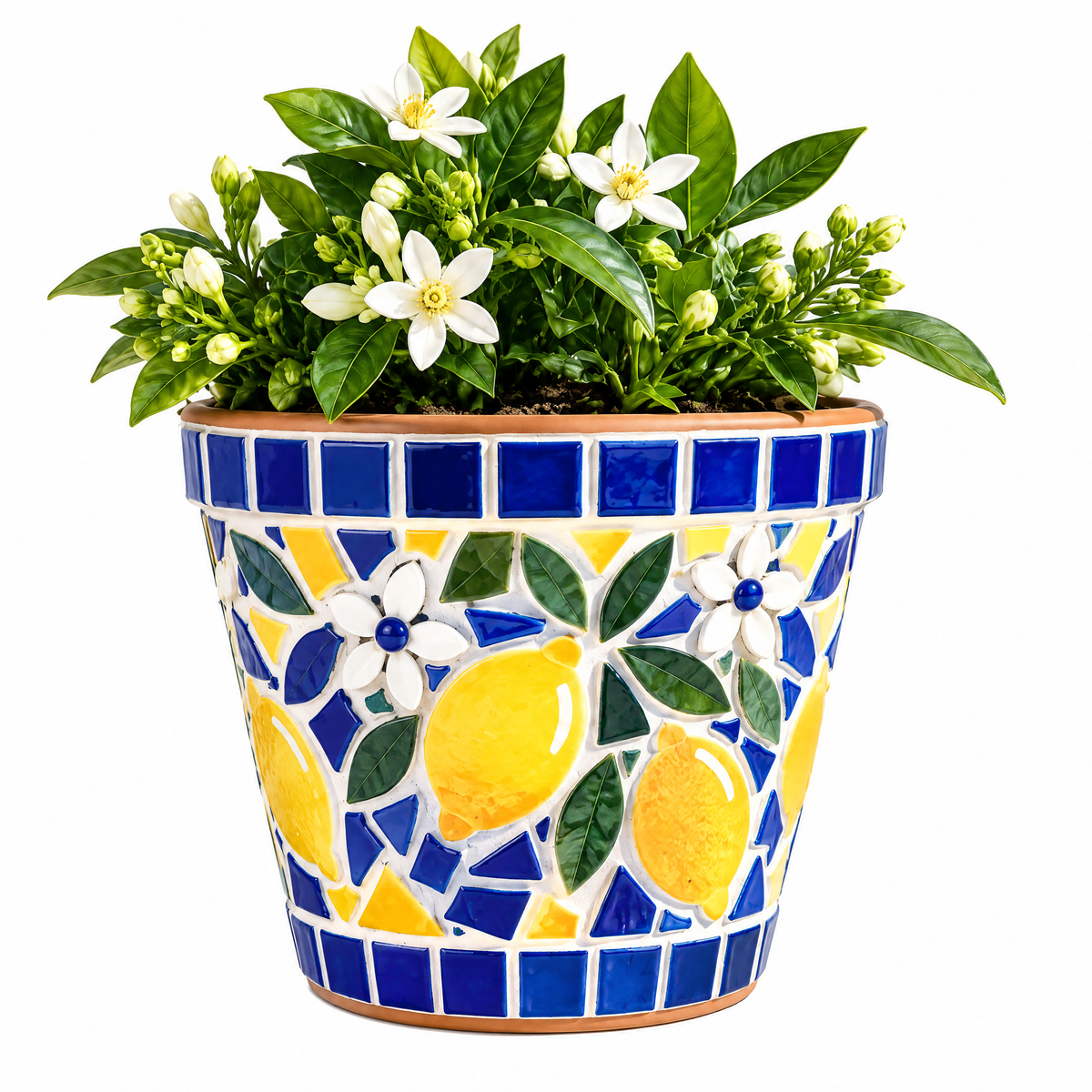 Lemon Mosaic Planter Kit