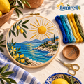 Sunlit Coast Embroidery Kit