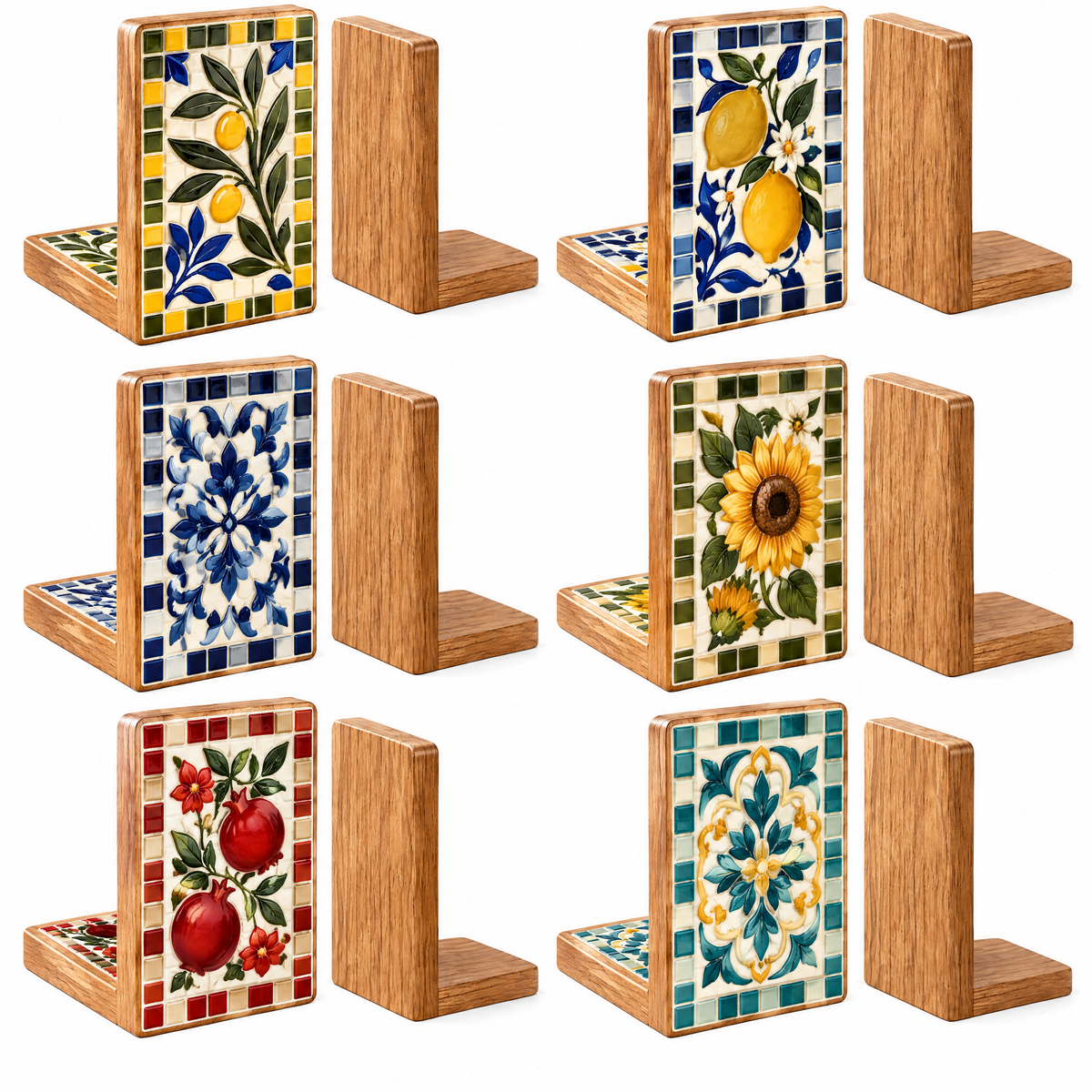 Olive Branch Mosaic Bookend Kit