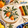 Orange Blossom Embroidery Kit