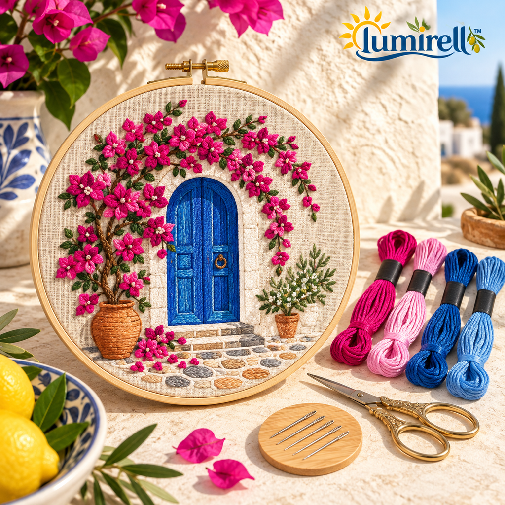 Bougainvillea Doorway Embroidery Kit