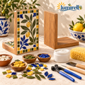 Olive Branch Mosaic Bookend Kit