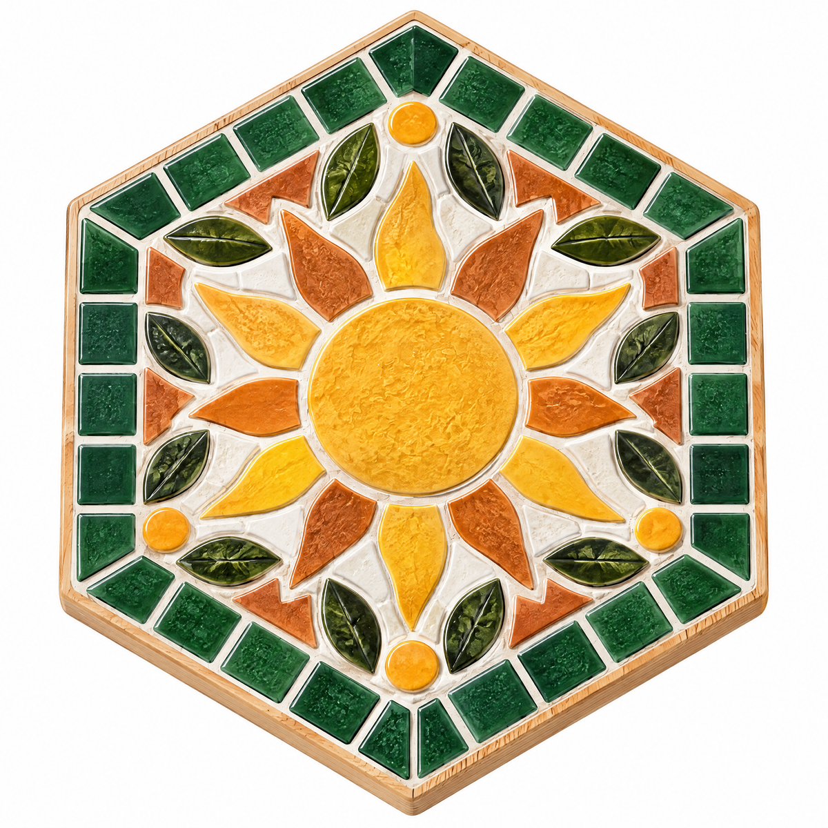 Sunburst Mosaic Trivet Kit