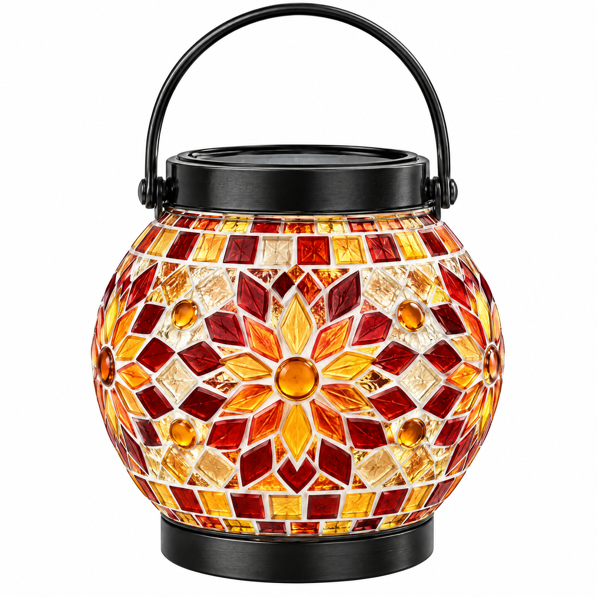 Blue & Amber Mosaic Lantern Kit