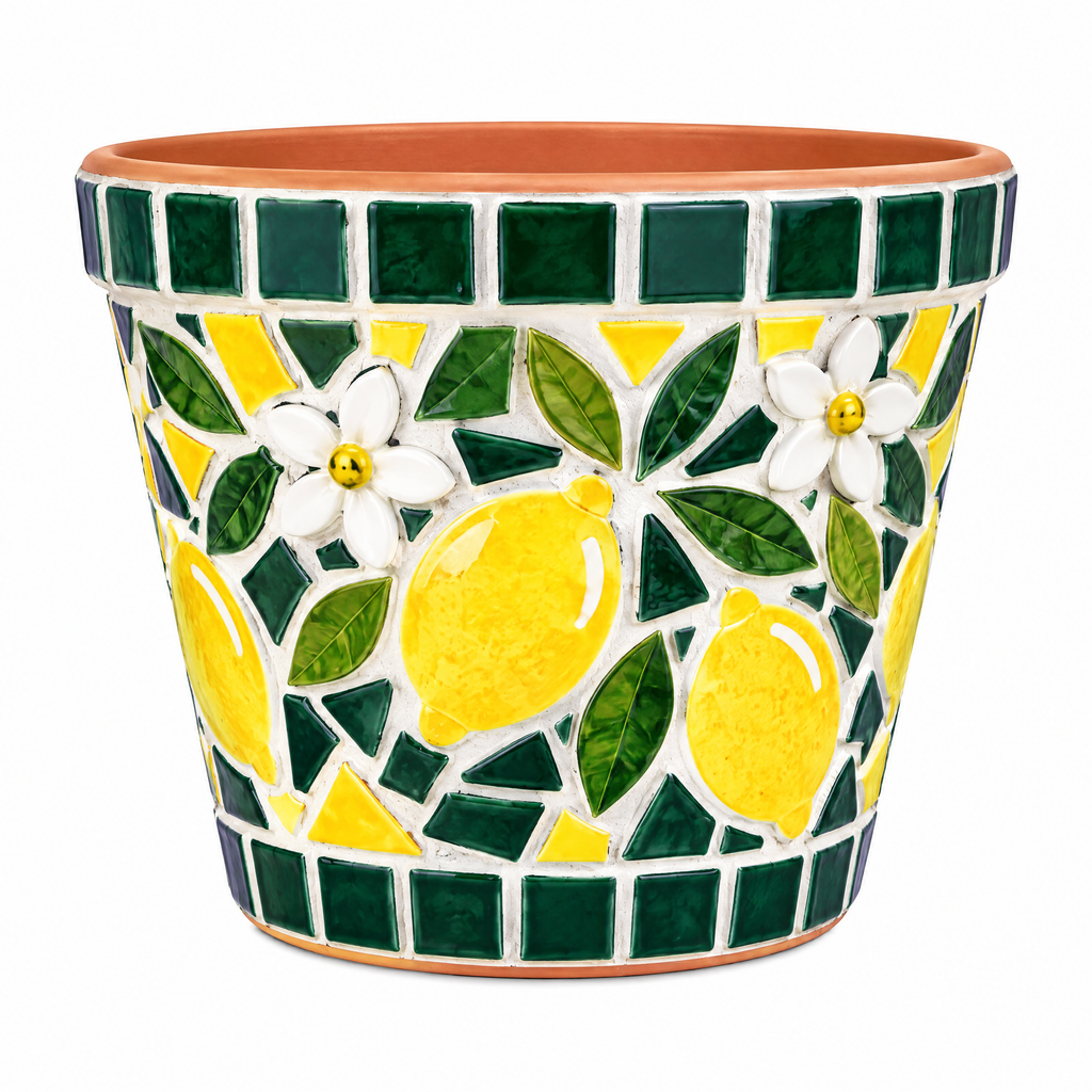Lemon Mosaic Planter Kit