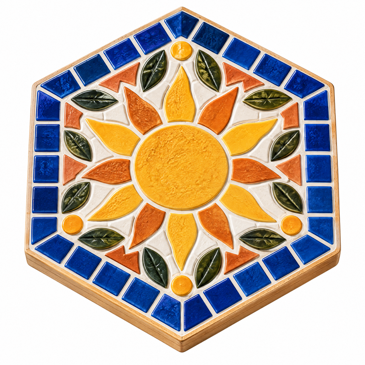 Sunburst Mosaic Trivet Kit